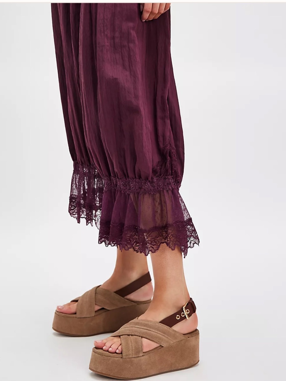 NWT & Box Free People Fawn Suede Platform Sandals - Women's